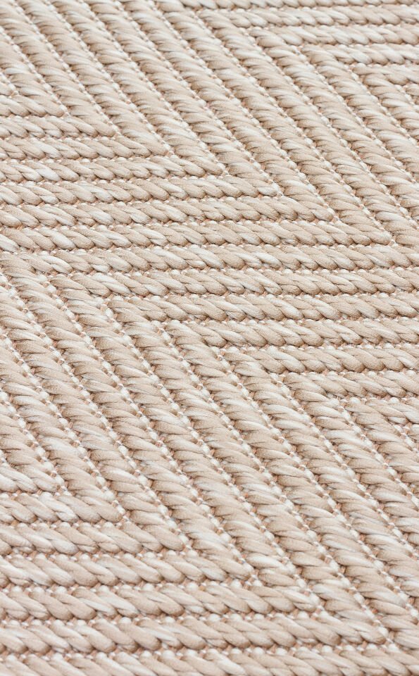 MNO 02 BEIGE Hav Toz Vermez Kaymaz Tabanlı Şık Kilim