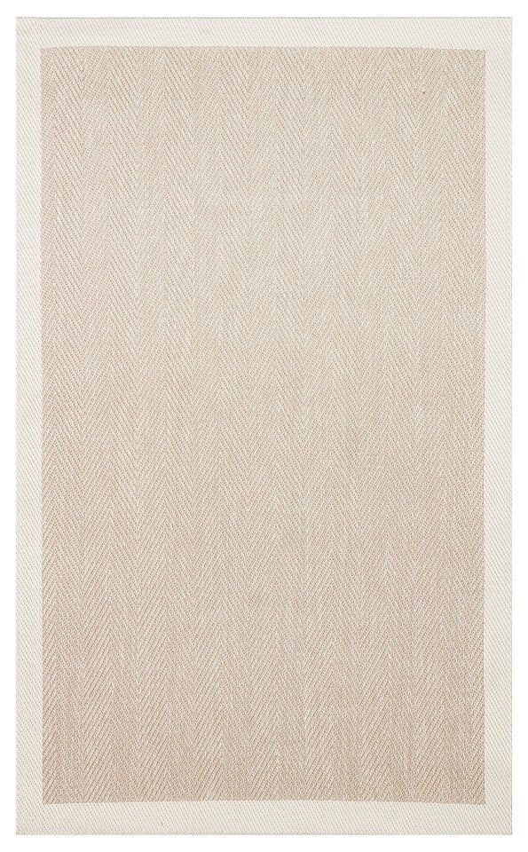 MNO 02 BEIGE Hav Toz Vermez Kaymaz Tabanlı Şık Kilim