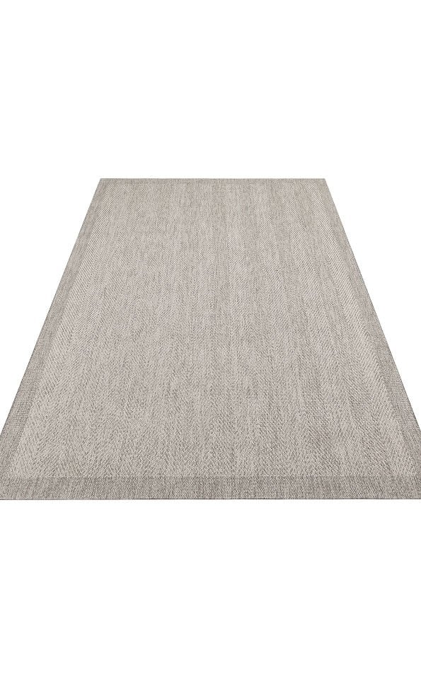 MNO 02 GREY Hav Toz Vermez Kaymaz Tabanlı Şık Kilim
