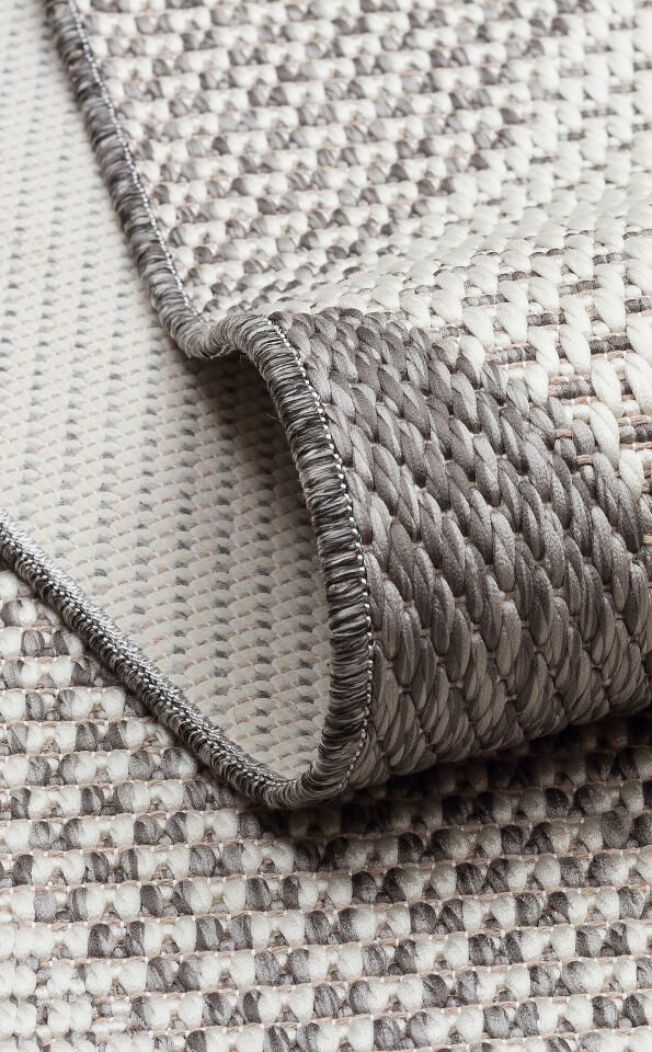 MNO 03 GREY Hav Toz Vermez Kaymaz Tabanlı Şık Kilim