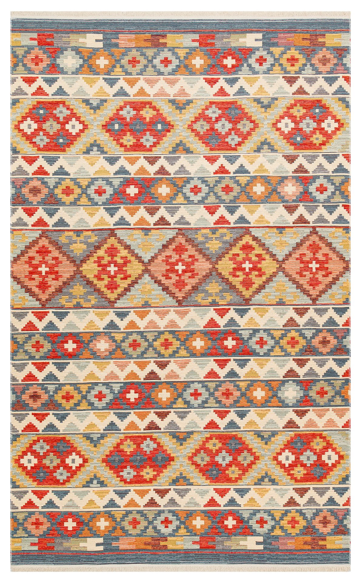 NMD 02 AQUA Yıkanabilir, Çift Taraflı Kullanıma Uygun Yumuşak Tuşeli Otantik Kilim