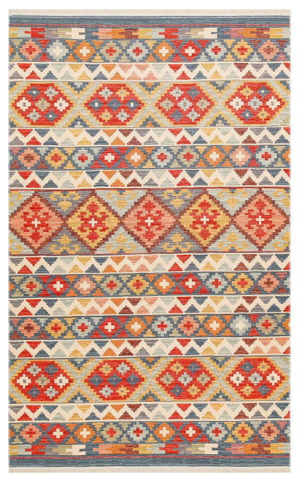 NMD 02 AQUA Yıkanabilir, Çift Taraflı Kullanıma Uygun Yumuşak Tuşeli Otantik Kilim