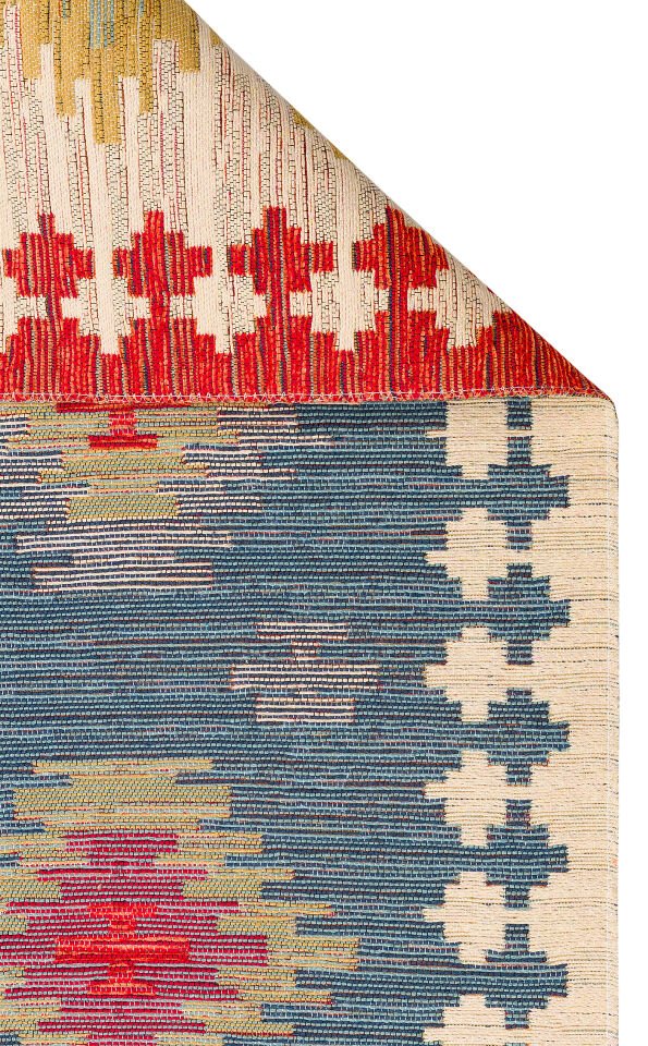 NMD 04 NAVY Yıkanabilir, Çift Taraflı Kullanıma Uygun Yumuşak Tuşeli Otantik Kilim