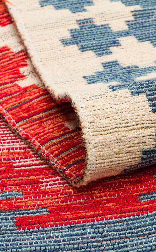 NMD 04 NAVY Yıkanabilir, Çift Taraflı Kullanıma Uygun Yumuşak Tuşeli Otantik Kilim