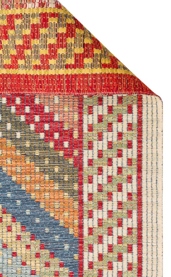 NMD 10 RED Yıkanabilir, Çift Taraflı Kullanıma Uygun Yumuşak Tuşeli Otantik Kilim