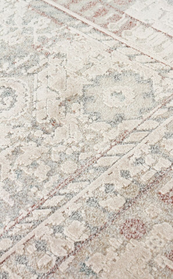 BBL 03 BEIGE Yumuşak Dokulu Vintage Esintilere Sahip Over-dyed Sık Dokuma Salon Halısı 240X340