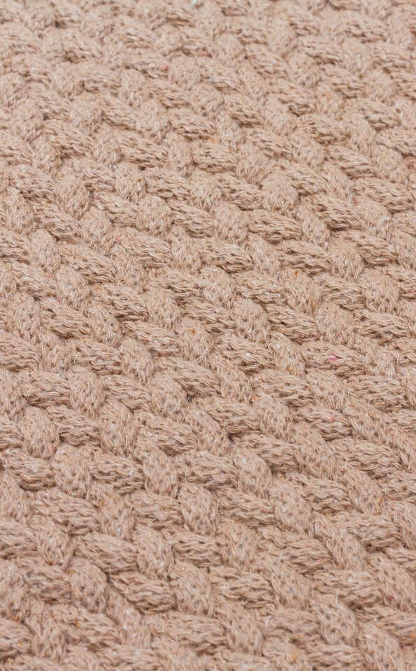 PTN 18 BEIGE CT Q Renkli Jüt Görünümlü Hasır Örgü Halı