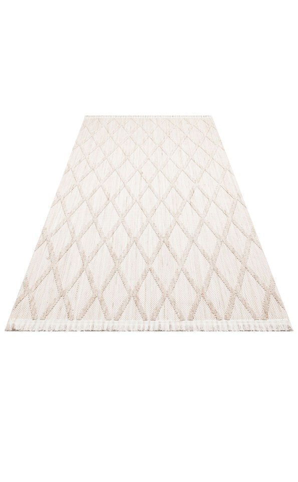 CZY 04 BEIGE Hav Toz Vermez Modern Örgü Dokuma Makine Halısı