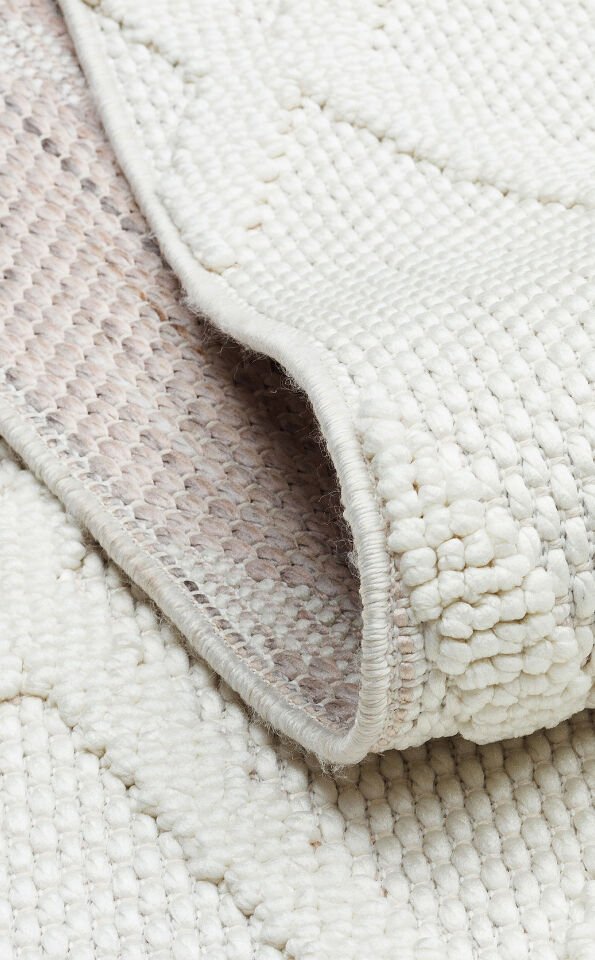 CZY 04 CREAM Hav Toz Vermez Modern Örgü Dokuma Makine Halısı