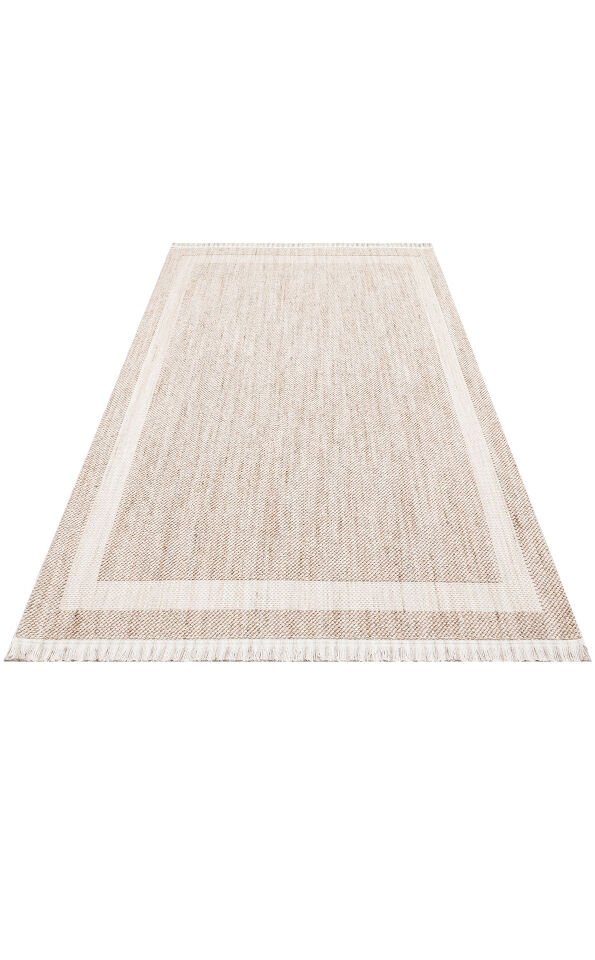 CZY 05 BEIGE Hav Toz Vermez Modern Örgü Dokuma Makine Halısı