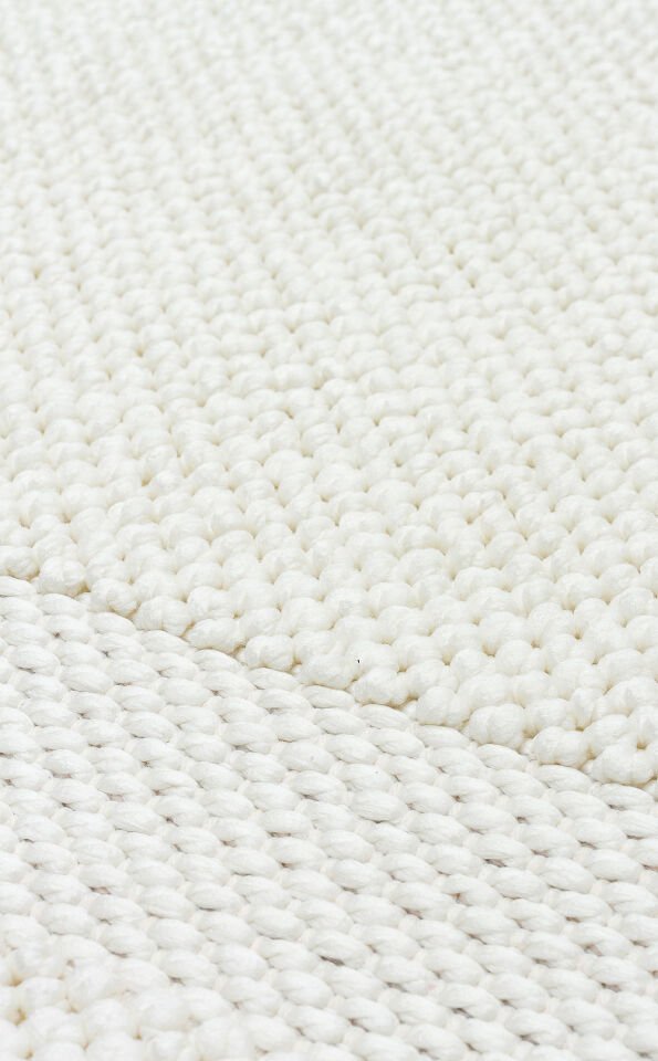 CZY 05 CREAM Hav Toz Vermez Modern Örgü Dokuma Makine Halısı
