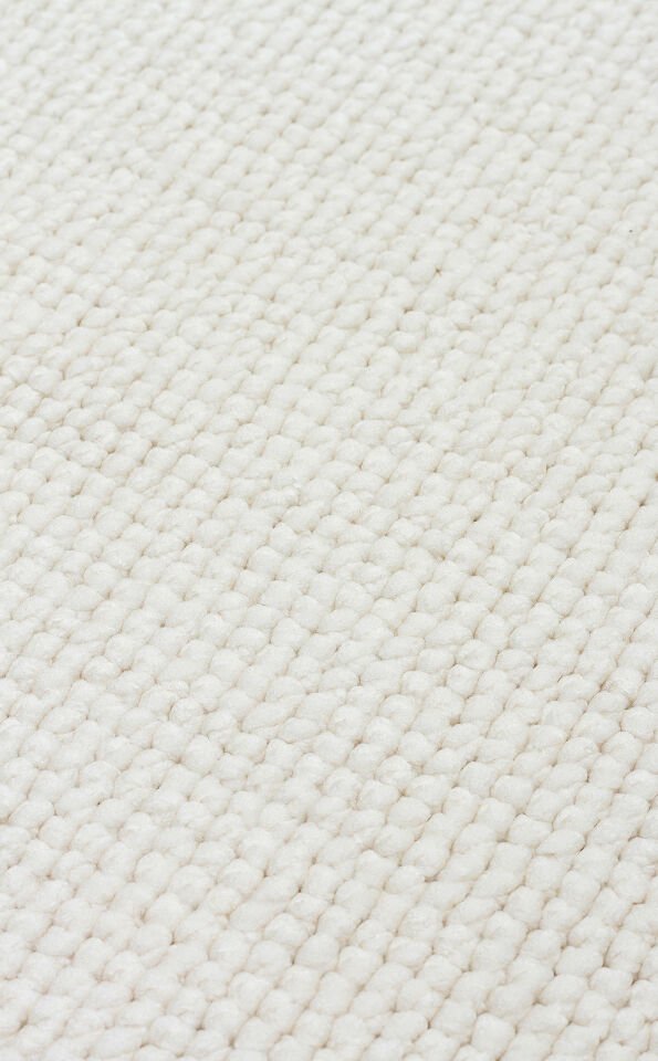 OSL PLAIN WHITE Hav Toz Vermez Hasır Dokuma Modern Makine Halısı