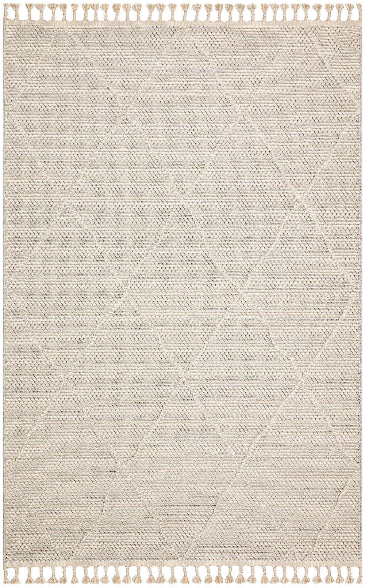 SH 02 BEIGE Hav Toz Vermez Hasır Dokuma Modern Makine Halısı
