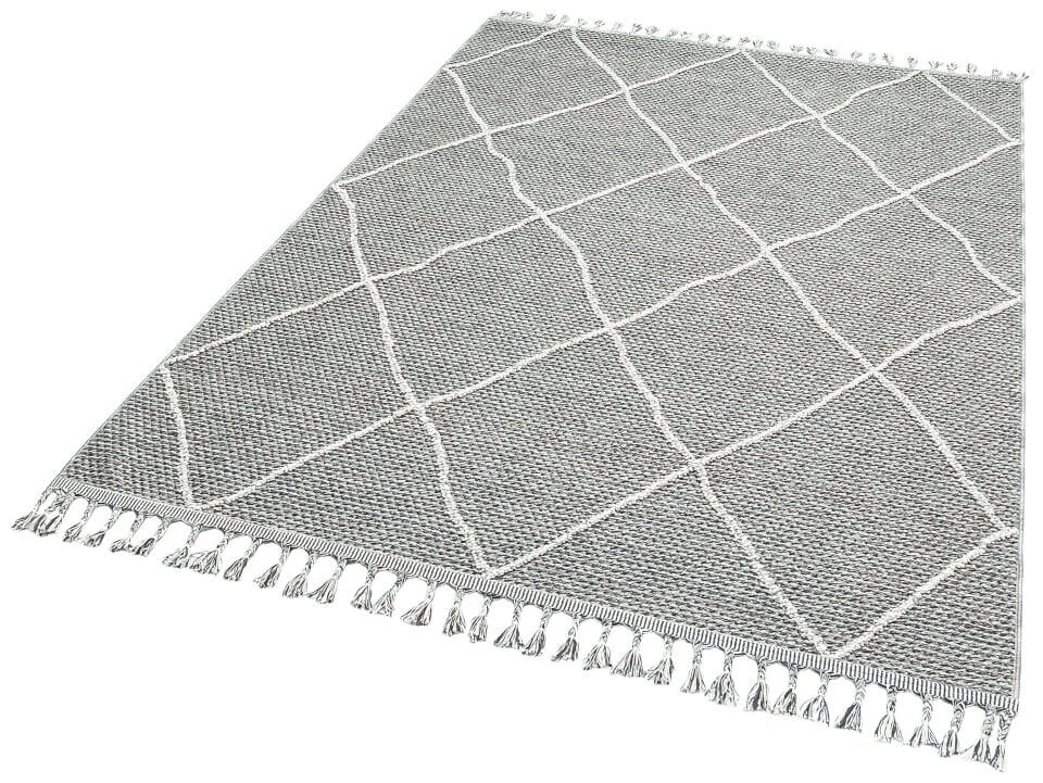 SH 02 GREY Hav Toz Vermez Hasır Dokuma Modern Makine Halısı