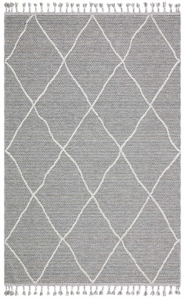 SH 02 GREY Hav Toz Vermez Hasır Dokuma Modern Makine Halısı