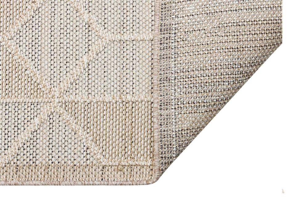 SH 03 BEIGE Hav Toz Vermez Hasır Dokuma Modern Makine Halısı