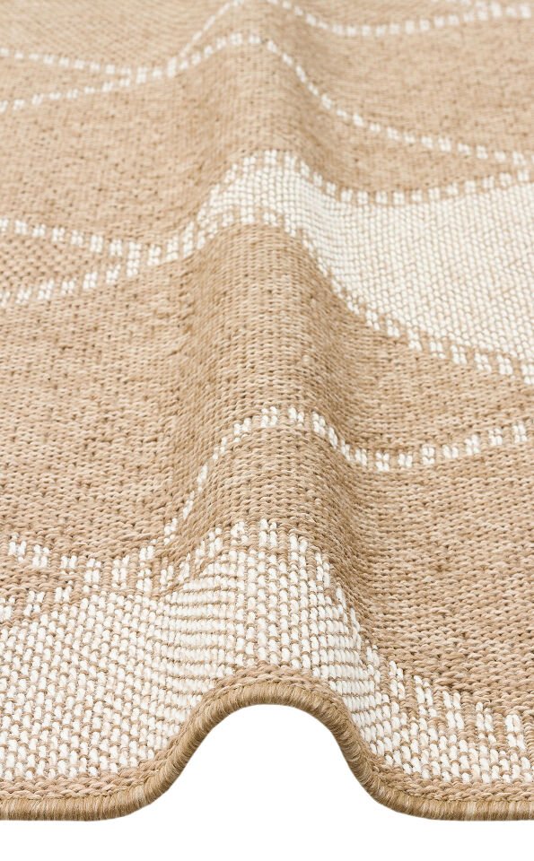 SLD 04 NATURAL WHITE Güneş Işığı ve Suya Dayanıklı Jüt Görünümlü Sisal Halı 160x230
