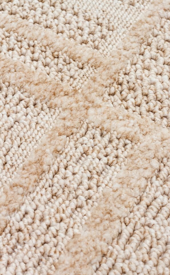 HRG 03 BEIGE Hav Toz Vermeyen Yumuşak dokulu Modern Makine Halısı