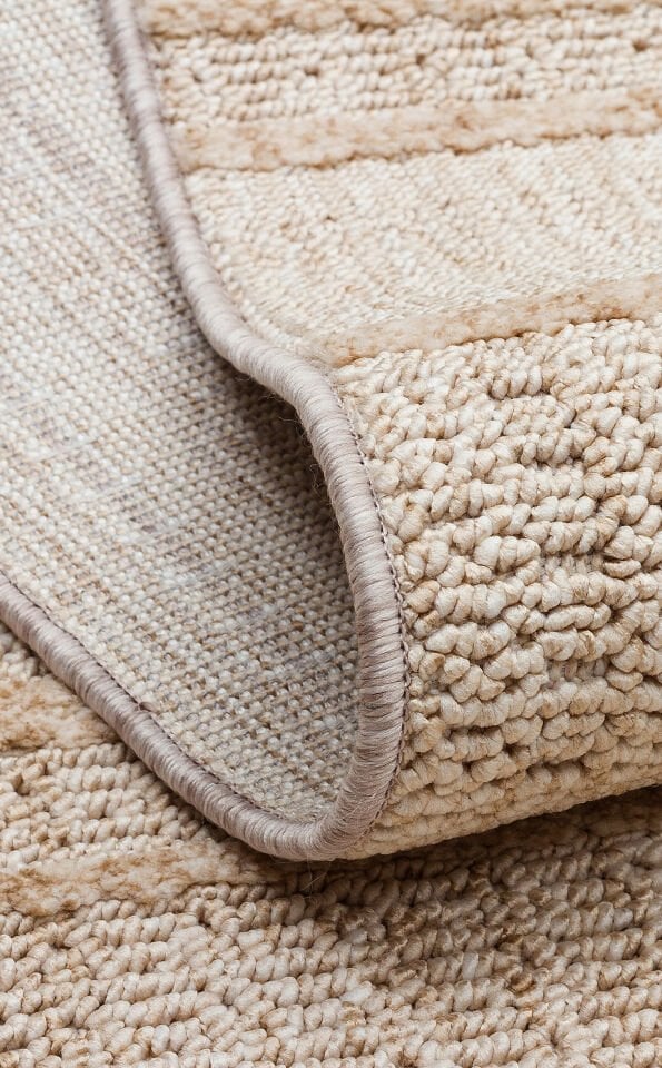HRG 03 BEIGE Hav Toz Vermeyen Yumuşak dokulu Modern Makine Halısı