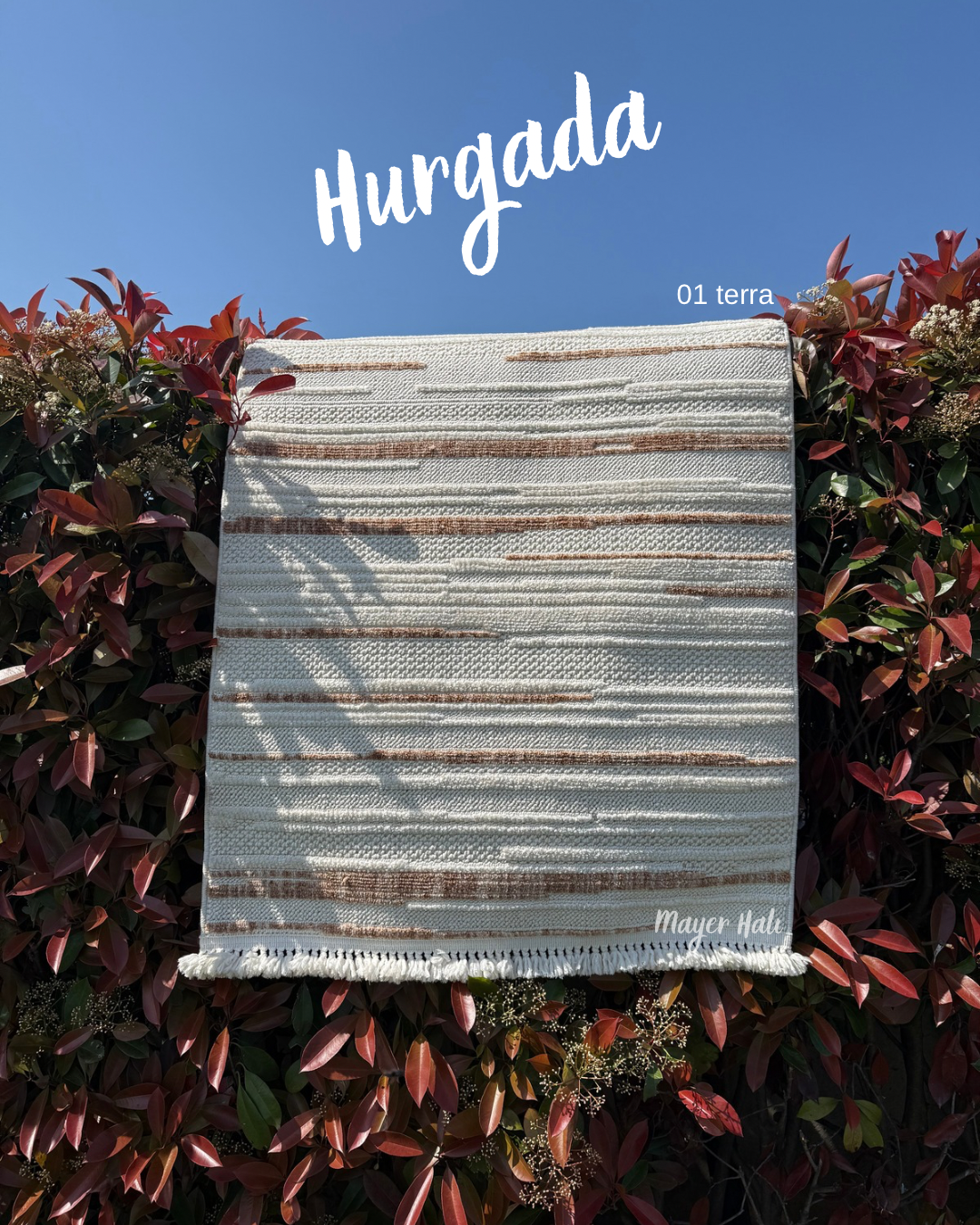 HRG 01 TERRA Hav Toz Vermeyen Yumuşak dokulu Modern Makine Halısı