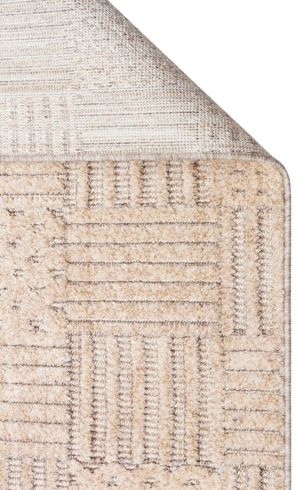 HRG 05 BEIGE GOLD Hav Toz Vermeyen Yumuşak dokulu Modern Makine Halısı