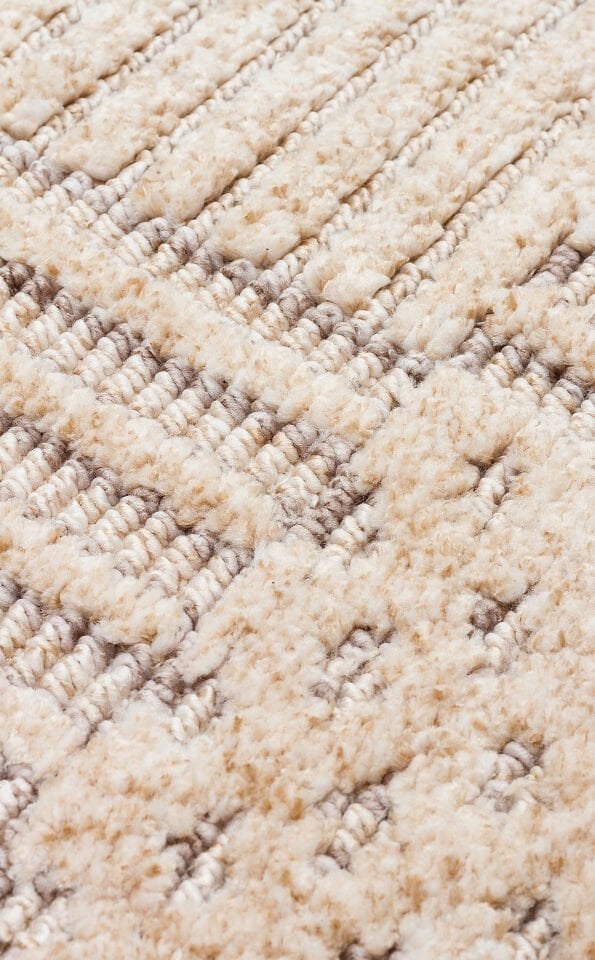 HRG 05 BEIGE GOLD Hav Toz Vermeyen Yumuşak dokulu Modern Makine Halısı