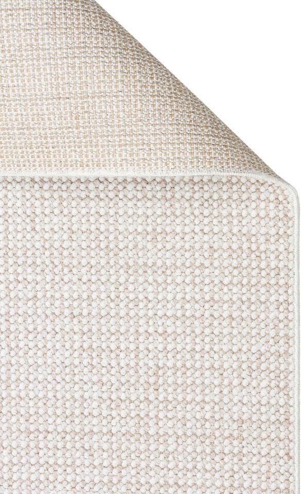 MOT PLAIN BEIGE Yumuşak Tuşeli Örgü Dokuma Modern Makine Halısı