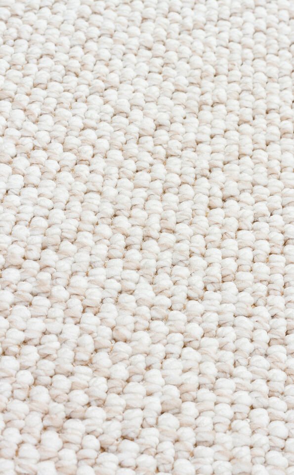 MOT PLAIN BEIGE Yumuşak Tuşeli Örgü Dokuma Modern Makine Halısı