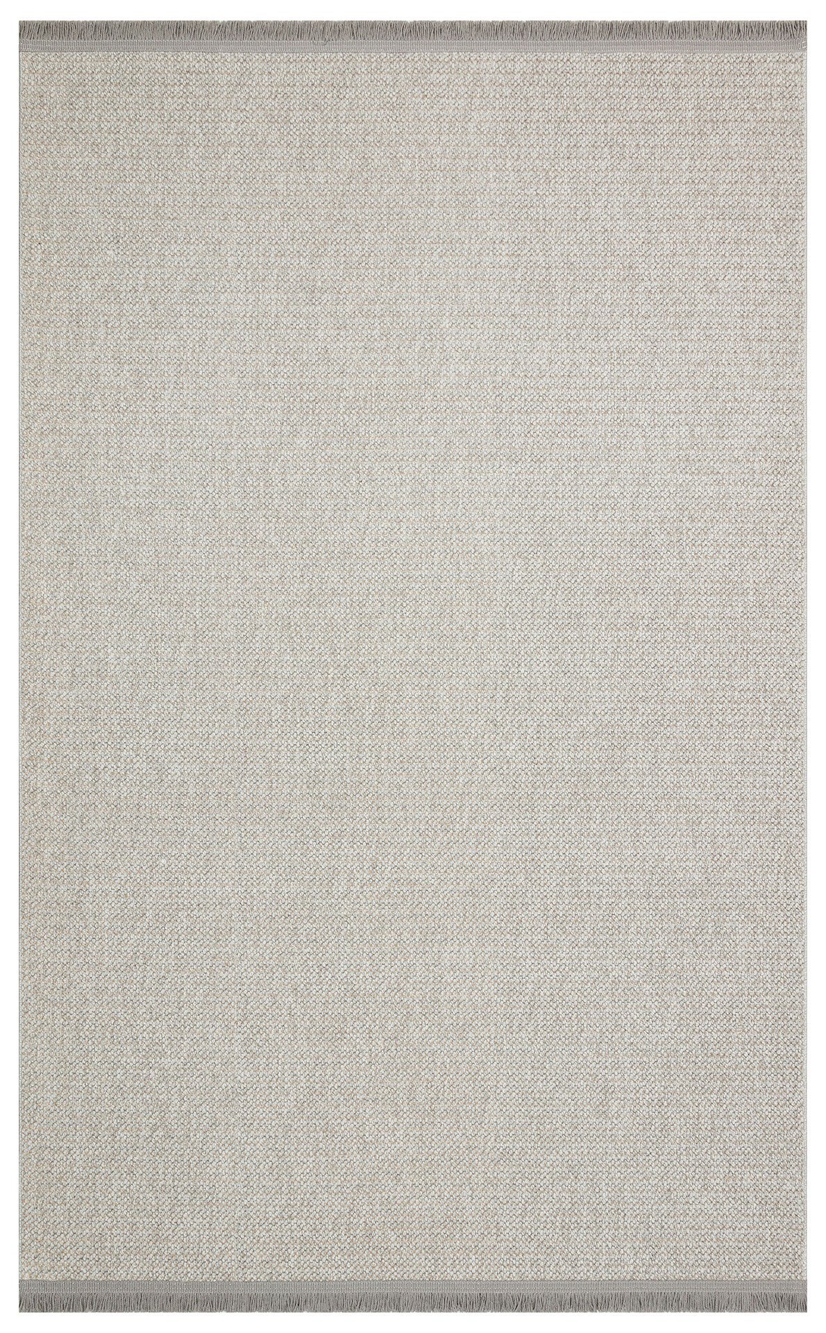 MOT PLAIN GREY Yumuşak Tuşeli Örgü Dokuma Modern Makine Halısı