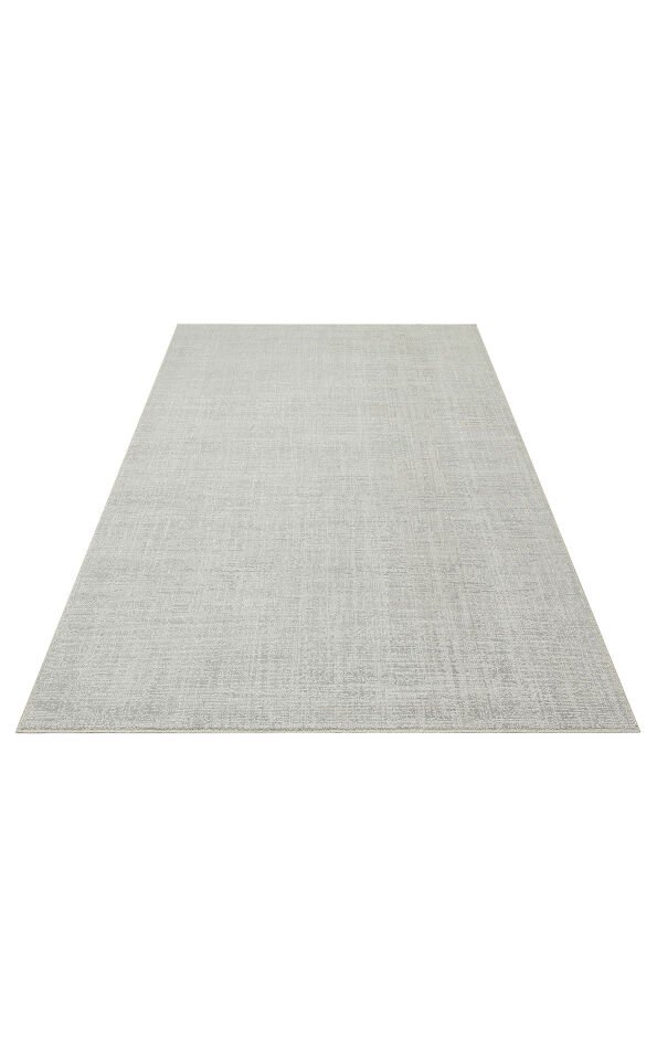 KLH PLAIN SILVER Özel Dokuma Tekniği ile Üretilen Modern Sade Desenli Makine Halısı
