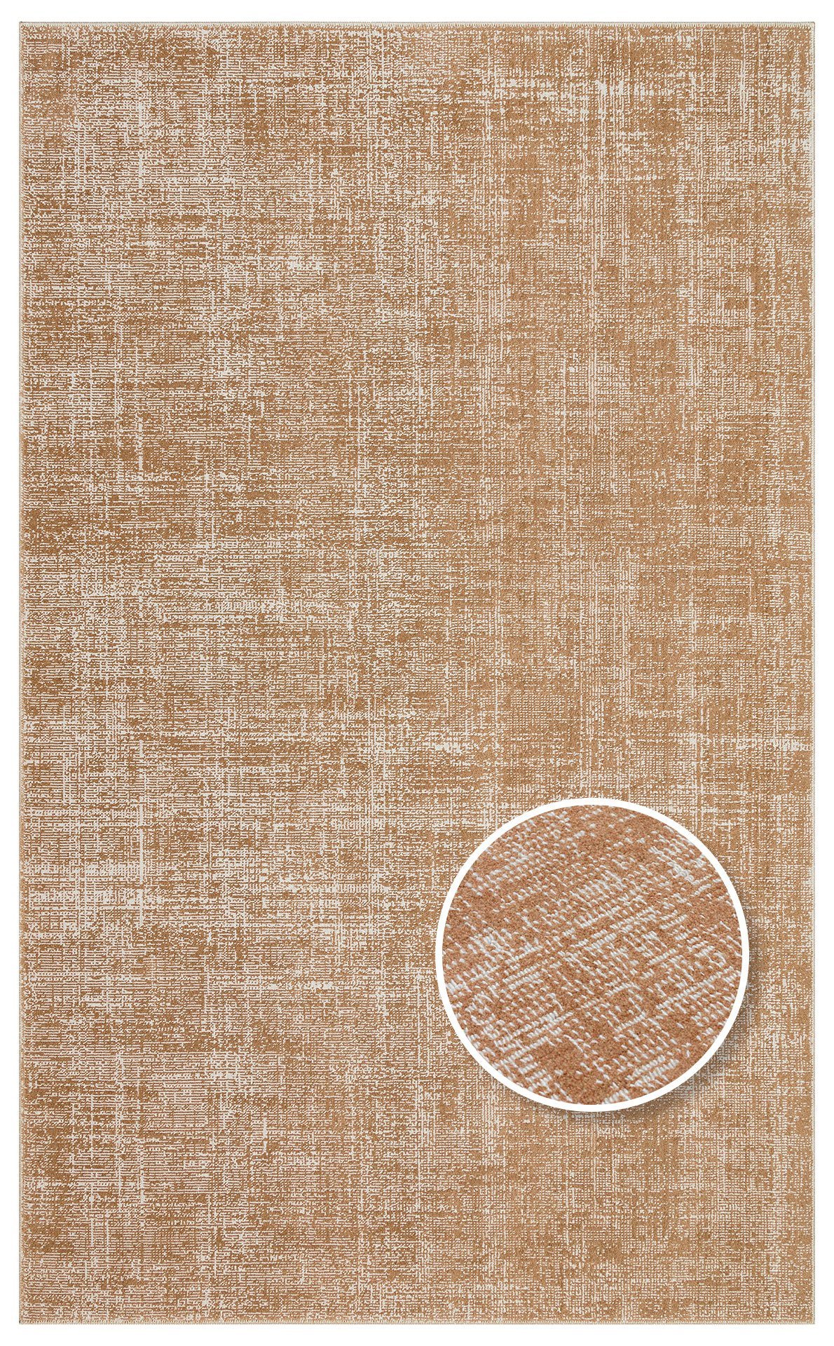 KLH PLAIN TERRA Özel Dokuma Tekniği ile Üretilen Modern Sade Desenli Makine Halısı