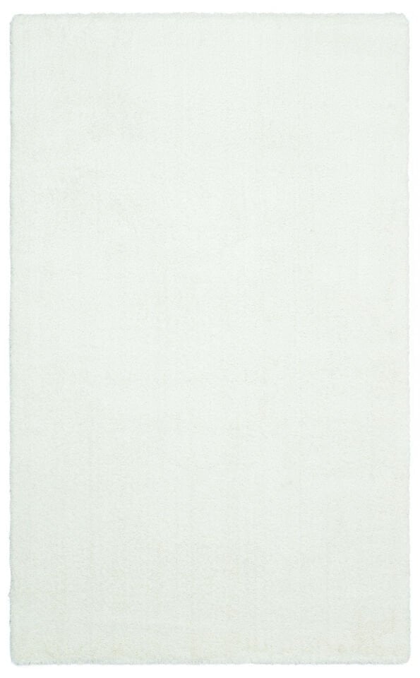 1006 WHITE Kolay Kullanımlı Hav Toz Vermez Yumuşak Dokulu Modern Pofuduk Shaggy Halı