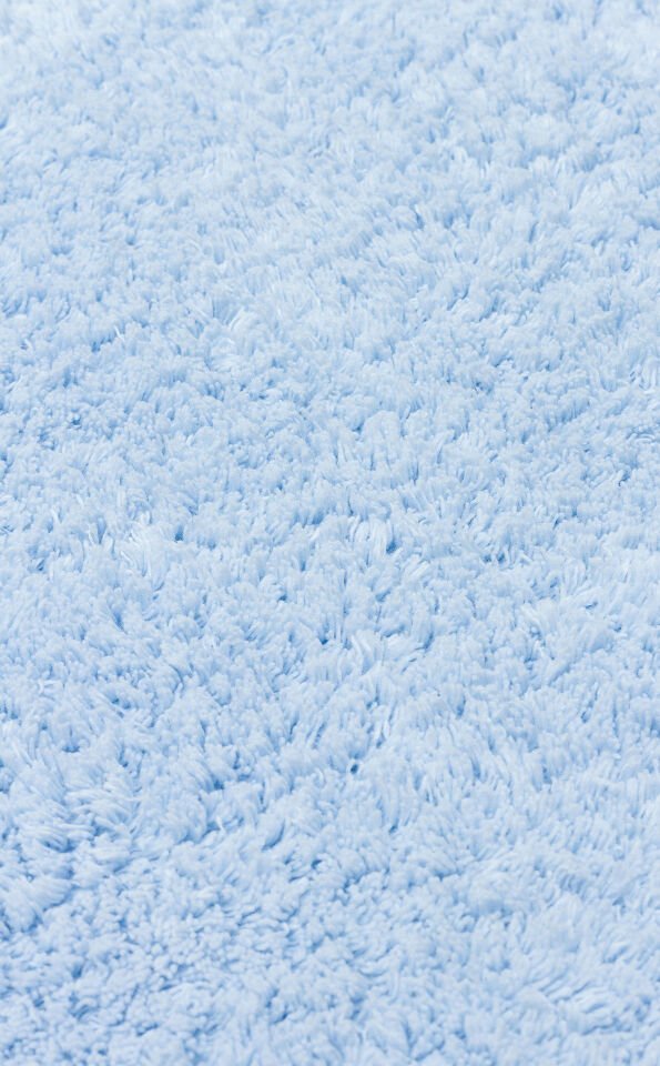 CBN PLAIN BLUE Yıkanabilir Kaymaz Tabanlı Naturel Pamuk Bebek Halısı