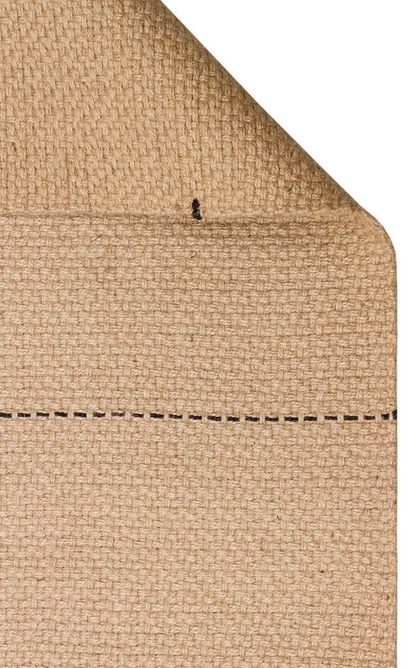 DLH 01 BLACK Jüt ve Pamuk ile Üretilen Çift Taraflı Modern Kilim