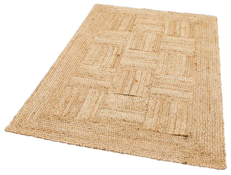 ECH 06 NATURAL XW El Dokuma Naturel Jüt Hasır Halı