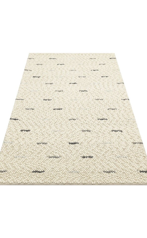 JD 06 ANTRASIT GREY Naturel Kazak Örgü Desenli El Dokuma Örgü Halı