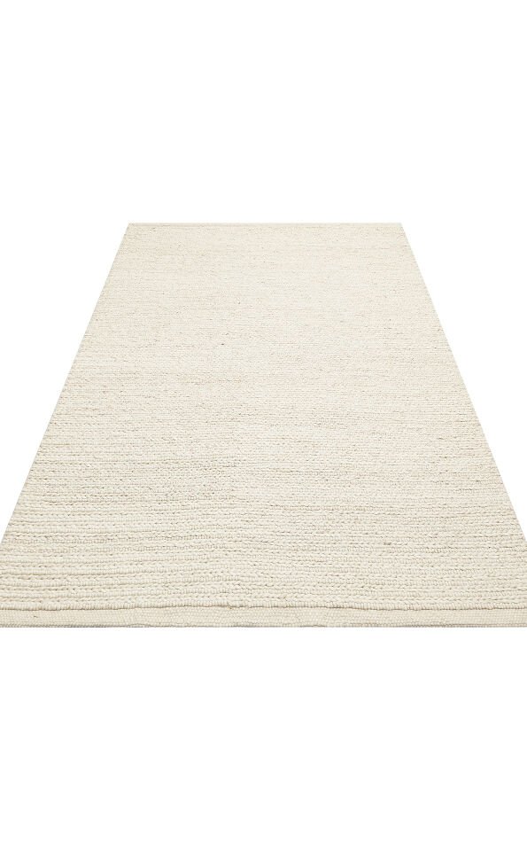 JD 07 L.BEIGE Naturel Kazak Örgü Desenli El Dokuma Örgü Halı