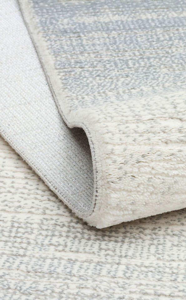 LGS 16 CREAM GREY XW Hav Toz Vermez Eskitme Desenli Modern Makine Halısı