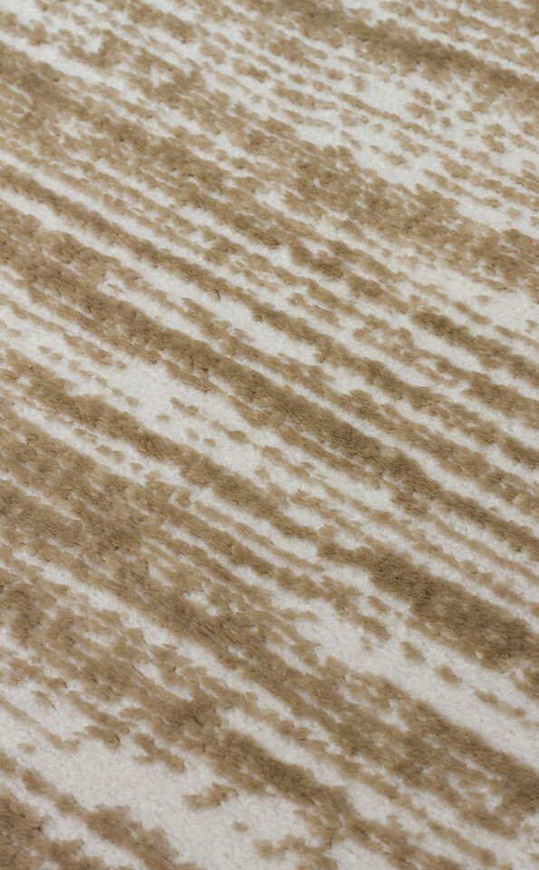 LGS 19 BEIGE XW Hav Toz Vermez Eskitme Desenli Modern Makine Halısı