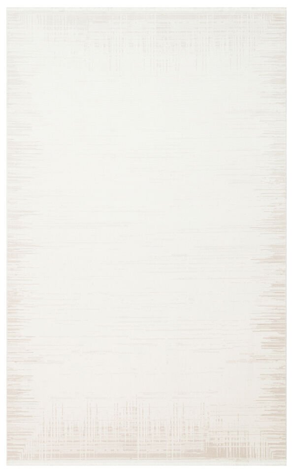 LKY 01 CREAM BEIGE Sade ve Modern Akrilik Makine Halısı