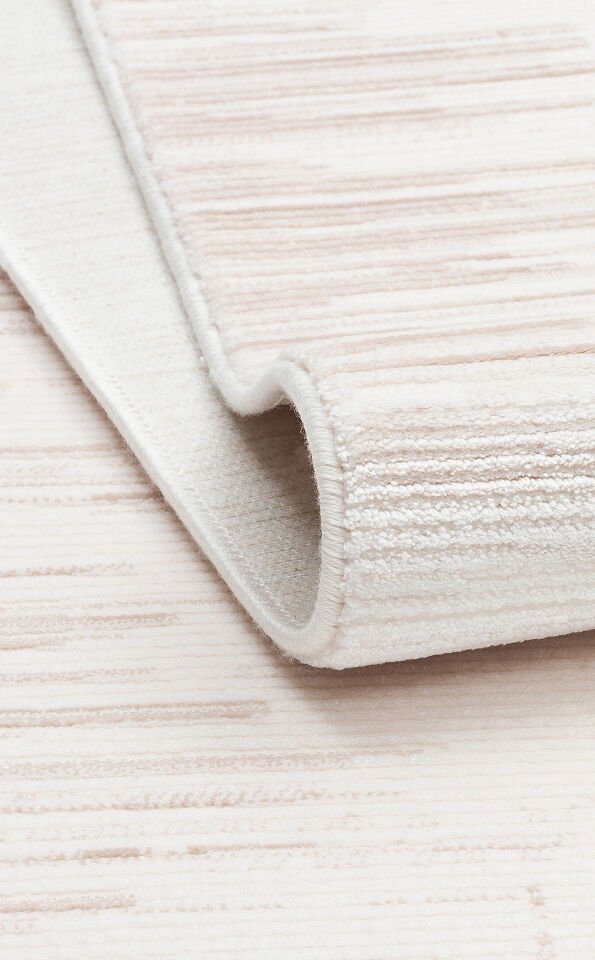 LKY 01 CREAM BEIGE Sade ve Modern Akrilik Makine Halısı