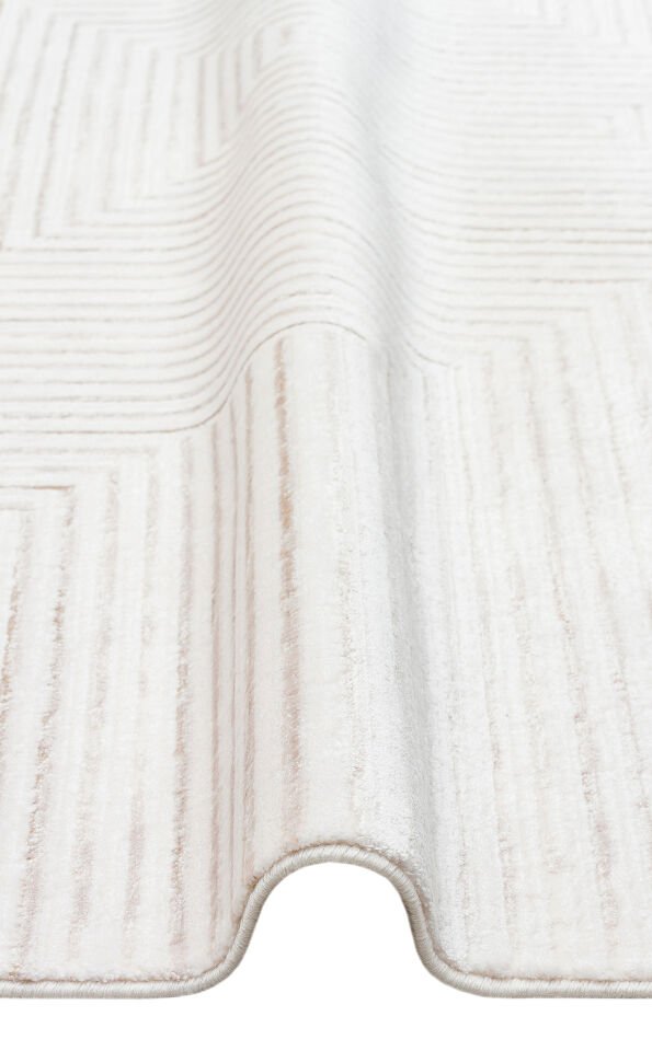 LKY 02 CREAM NATURAL Sade ve Modern Akrilik Makine Halısı