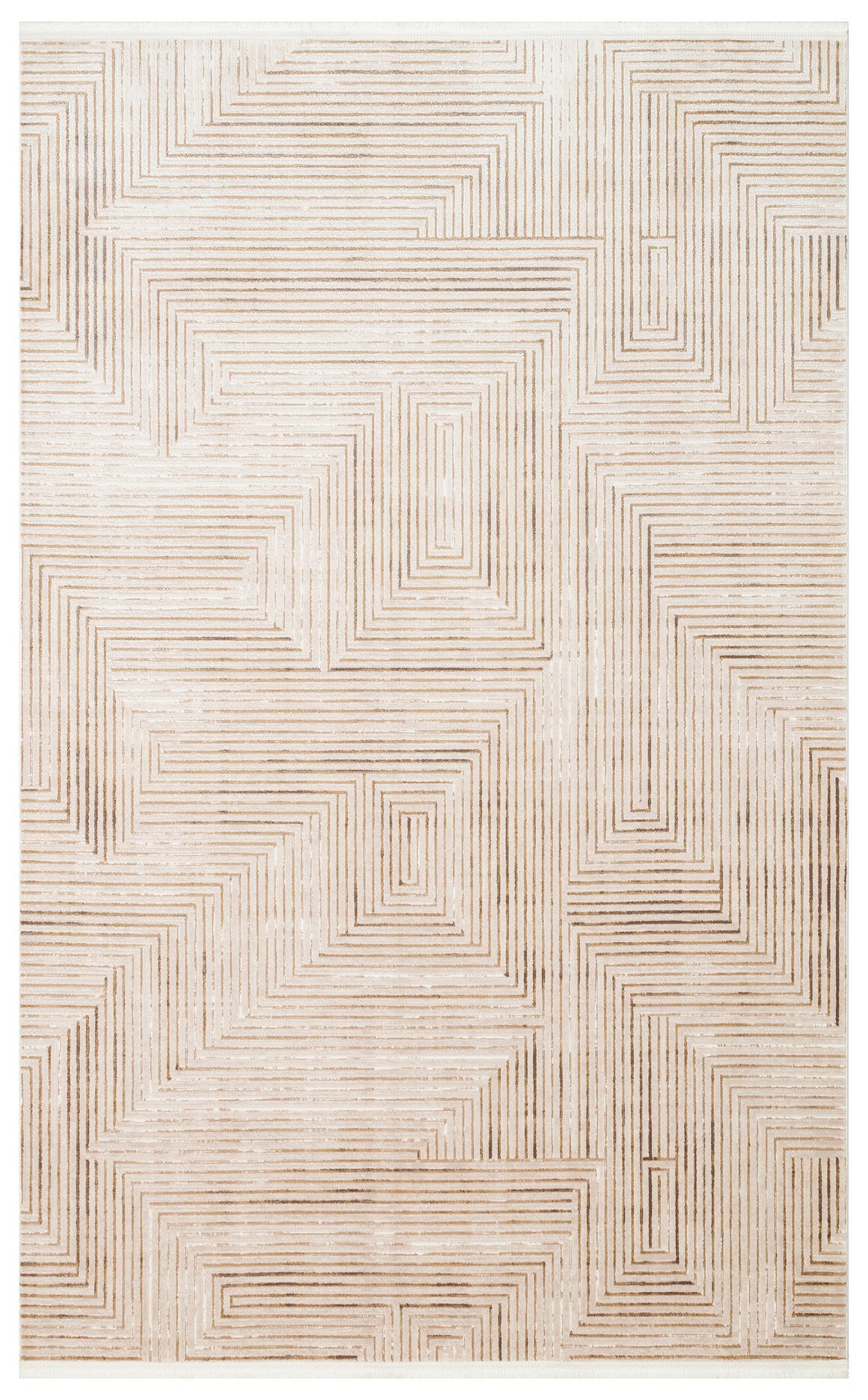 LKY 02 VIZON BEIGE Sade ve Modern Akrilik Makine Halısı