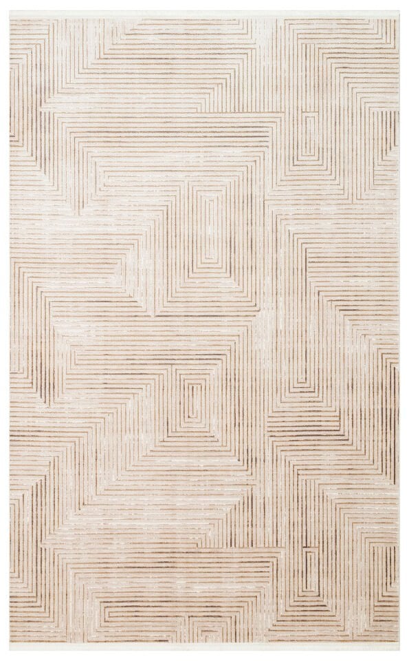 LKY 02 VIZON BEIGE Sade ve Modern Akrilik Makine Halısı