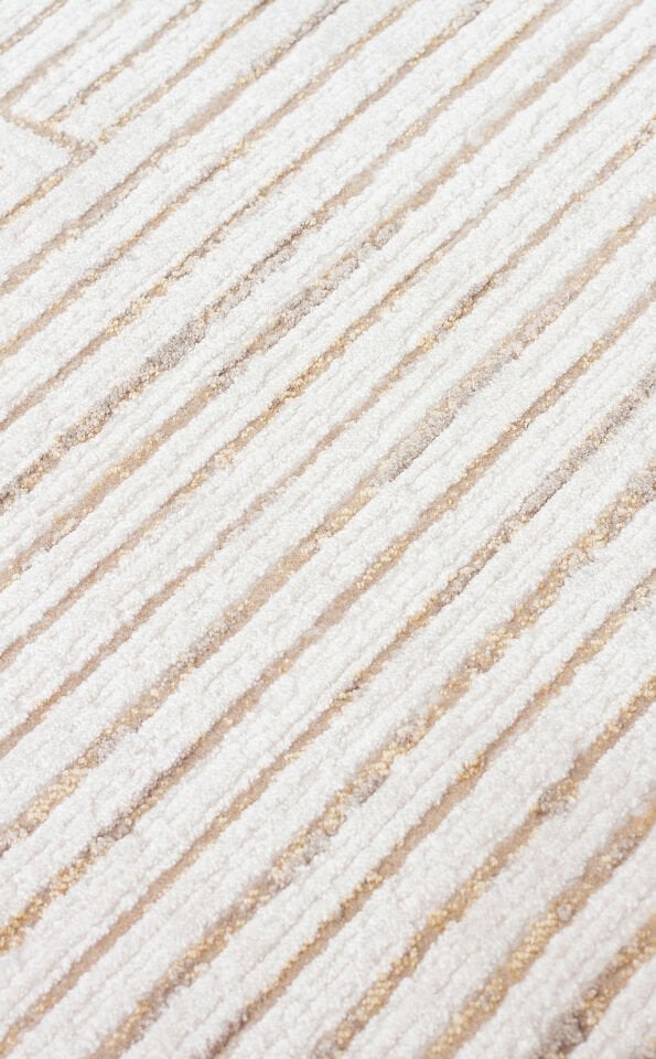 LKY 02 VIZON BEIGE Sade ve Modern Akrilik Makine Halısı