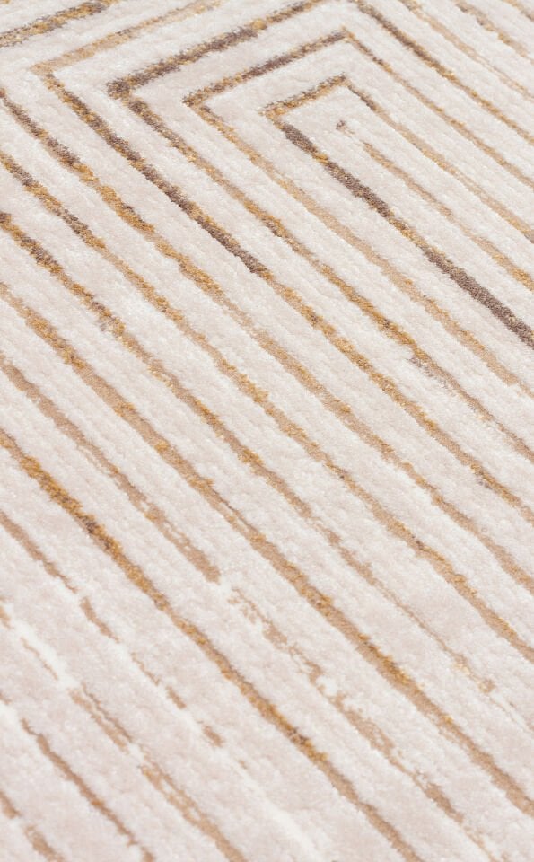 LKY 02 VIZON BEIGE Sade ve Modern Akrilik Makine Halısı