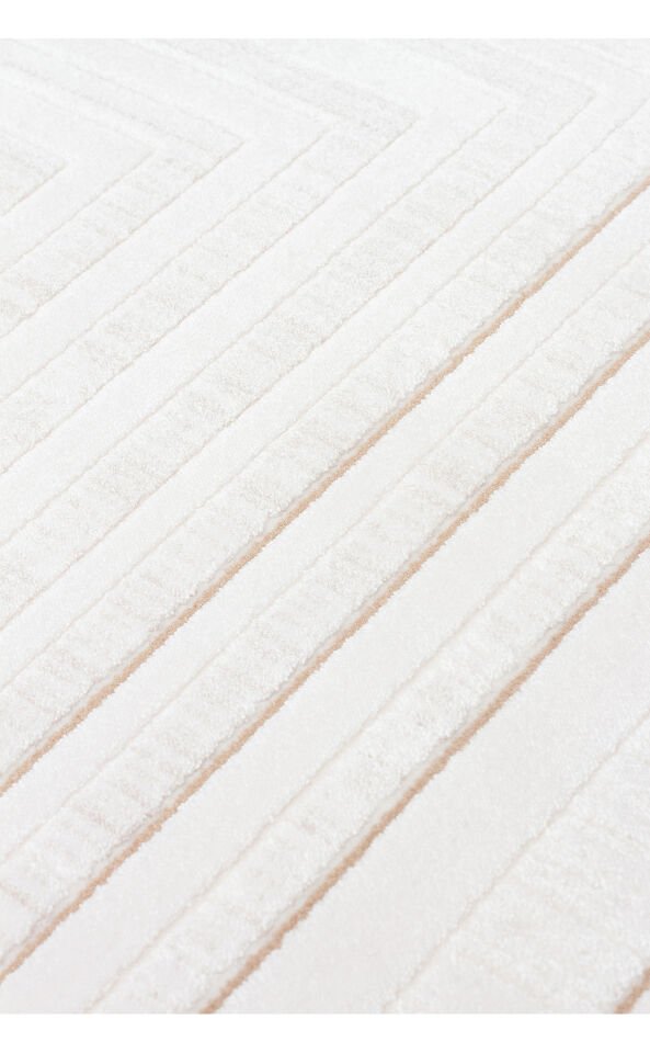 LKY 04 CREAM BEIGE Sade ve Modern Akrilik Makine Halısı