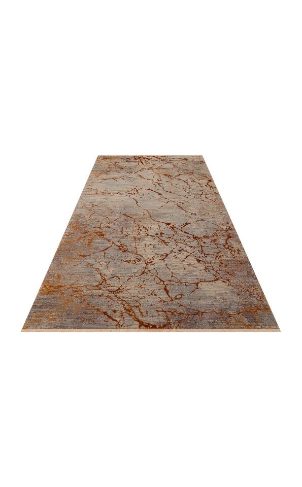 LPZ 01 COPPER Yüksek Alçak Dokulu Yüksek Kaliteli Sık Dokuma Modern Salon Halısı