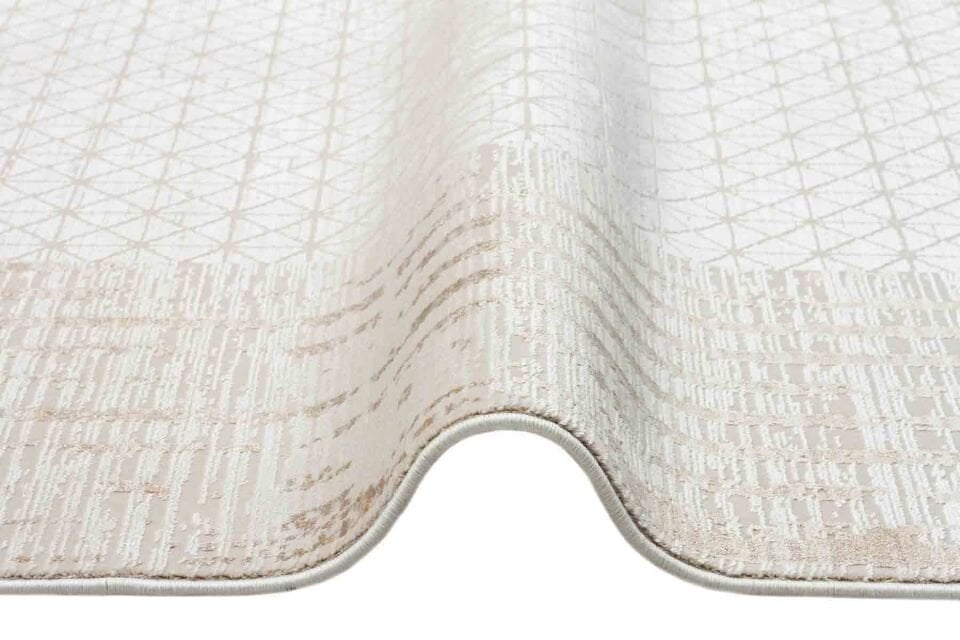 MHL 01 CREAM GOLD Art Deco Desenli Yüksek Kalite Sık Dokuma Salon Halısı