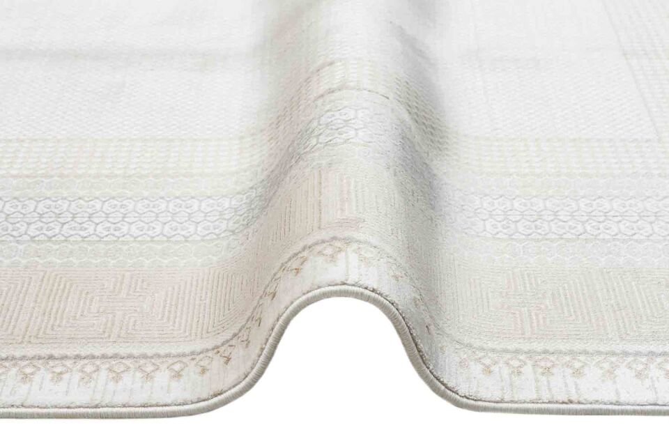 MHL 07 CREAM GOLD Modern Desenli Yüksek Kalite Sık Dokuma Salon Halısı